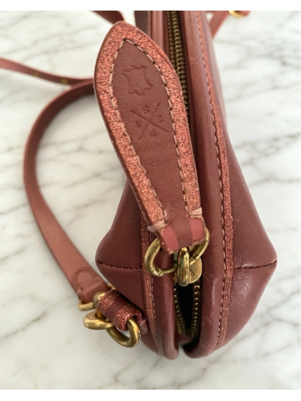 Coach 1941 Pink Soft Camera Bag Crossbody Glovetanned Leather - Picture 8 of 9